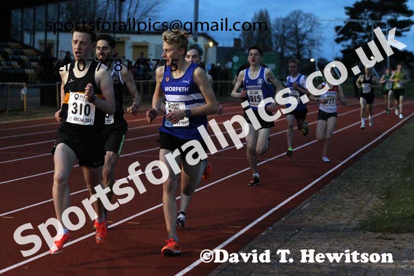 1500 metres, North East Grand Prix No. 1, Monkton on Wednesday, April 28th, 2021. Photo: David T. Hewitson/Sports for All Pics